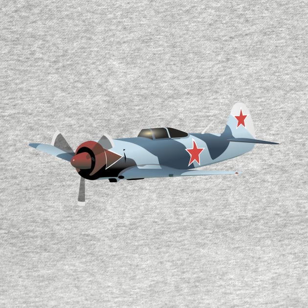 Lavochkin La-5 Soviet WW2 Fighter by NorseTech